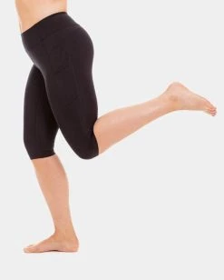 Handful Women's Wi-Thi Crop Legging | Booya Black