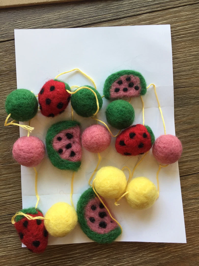 Homebaked Oak Park Hand-Felted Pom Garlands - 4' Locally Made Products 9 Homebaked Oak Park Hand-Felted Pom Garlands - 4' Locally Made Products