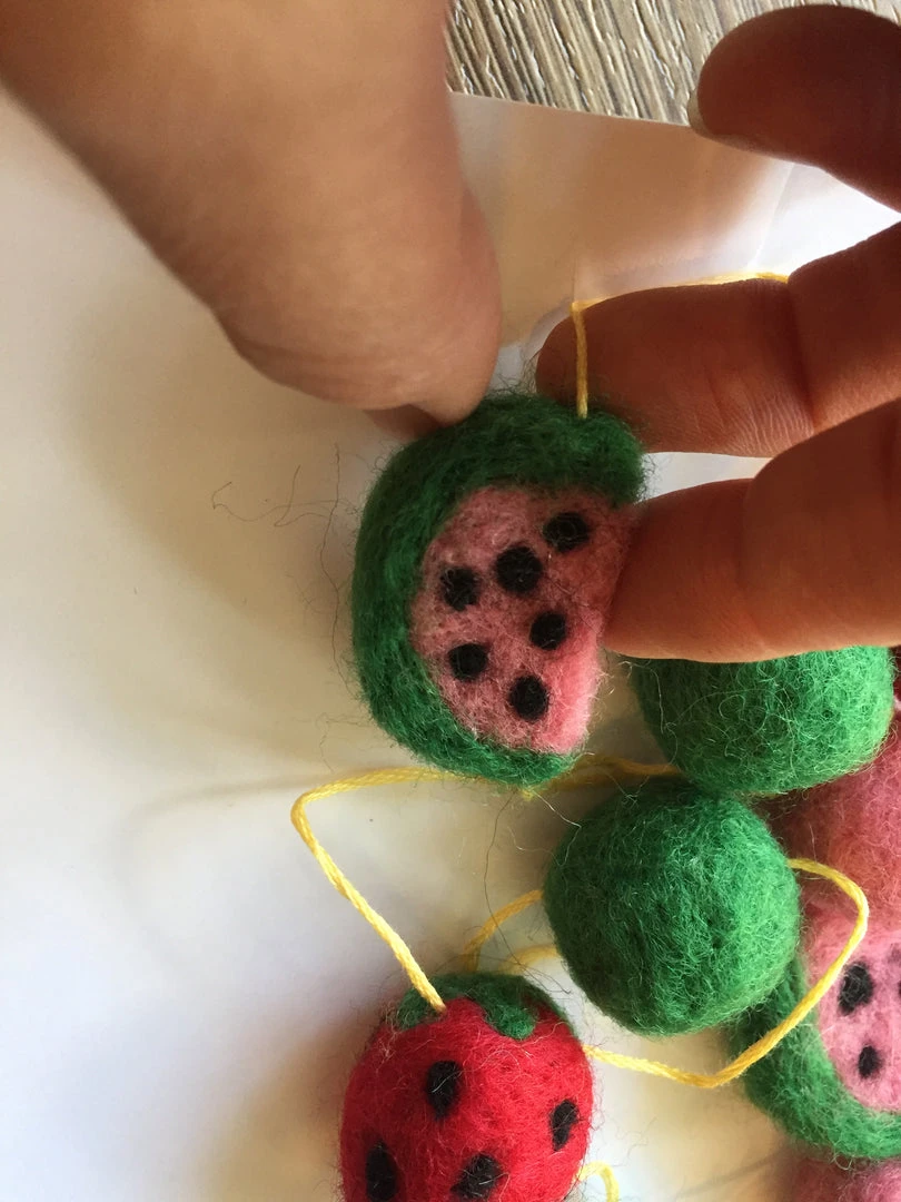 Homebaked Oak Park Hand-Felted Pom Garlands - 4' Locally Made Products 10 Homebaked Oak Park Hand-Felted Pom Garlands - 4' Locally Made Products