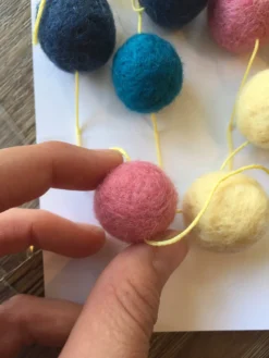 Homebaked Oak Park Hand-Felted Pom Garlands - 4' Locally Made Products 34 Homebaked Oak Park Hand-Felted Pom Garlands - 4' Locally Made Products