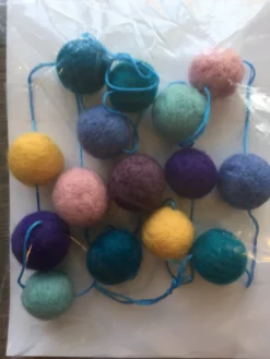 Homebaked Oak Park Hand-Felted Pom Garlands - 4' Locally Made Products 52 Homebaked Oak Park Hand-Felted Pom Garlands - 4' Locally Made Products