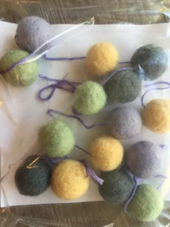 Homebaked Oak Park Hand-Felted Pom Garlands - 4' Locally Made Products 54 Homebaked Oak Park Hand-Felted Pom Garlands - 4' Locally Made Products