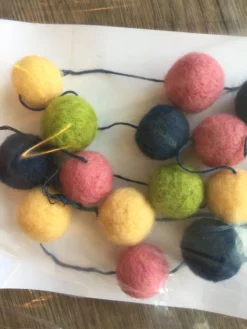 Homebaked Oak Park Hand-Felted Pom Garlands - 4' Locally Made Products 55 Homebaked Oak Park Hand-Felted Pom Garlands - 4' Locally Made Products