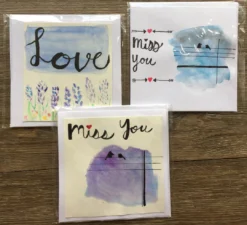 Homebaked Oak Park Love + Miss You Cards Locally Made Products