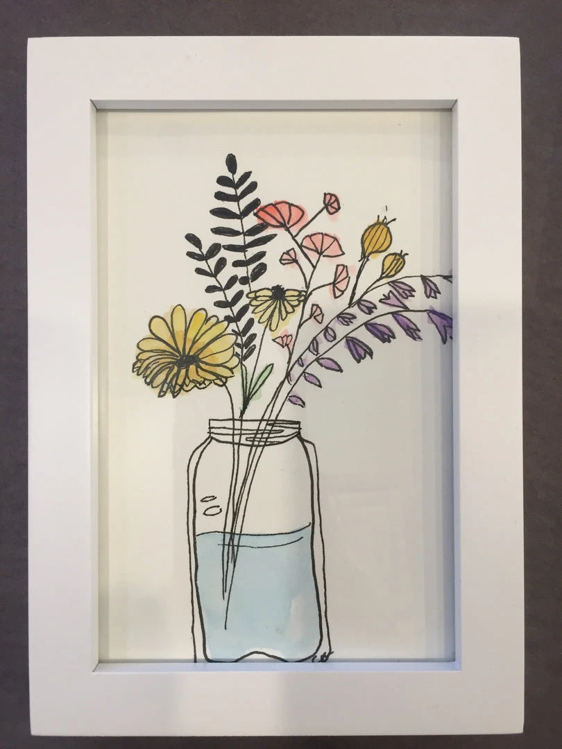 Homebaked Oak Park Locally Made Products Framed Botanical Watercolors 7 Homebaked Oak Park Locally Made Products Framed Botanical Watercolors