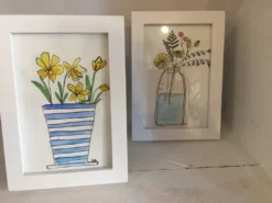 Homebaked Oak Park Locally Made Products Framed Botanical Watercolors