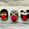 Homebaked Oak Park Tiny Hand-Felted Animal Valentines Locally Made Products 1 Homebaked Oak Park Tiny Hand-Felted Animal Valentines Locally Made Products