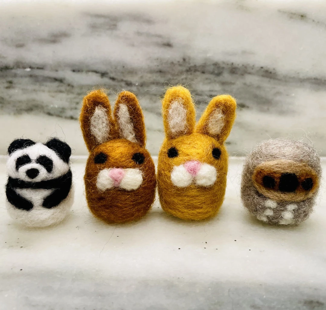Homebaked Oak Park Tiny Hand-Felted Animals 3 Homebaked Oak Park Tiny Hand-Felted Animals