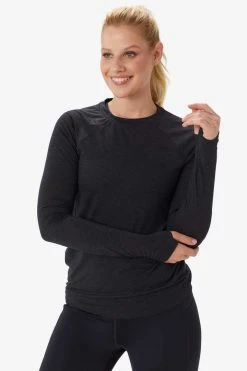 Lole Women's Performance Wool Long Sleeve | Black Beauty