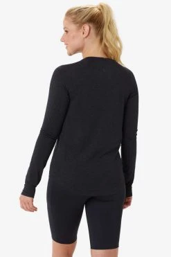 Lole Women's Performance Wool Long Sleeve | Black Beauty