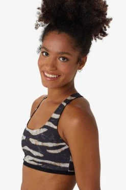 Lole Bras & Undies Women's Burst Bra | Sand Dunes Black