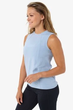 Lole Women's Fancy Tank | Fog Blue 10 Lole Women's Fancy Tank | Fog Blue