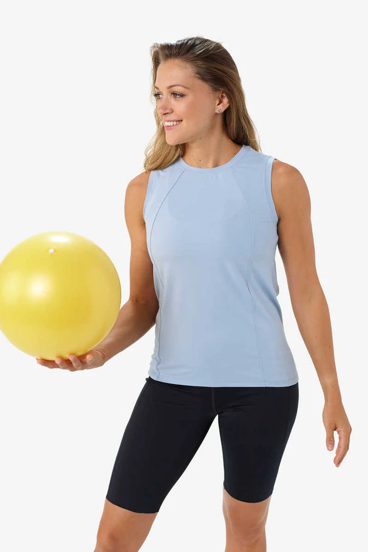 Lole Women's Fancy Tank | Fog Blue 8 Lole Women's Fancy Tank | Fog Blue