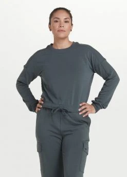 Lole Women's Solace Long Sleeve | Eucalyptus Tops