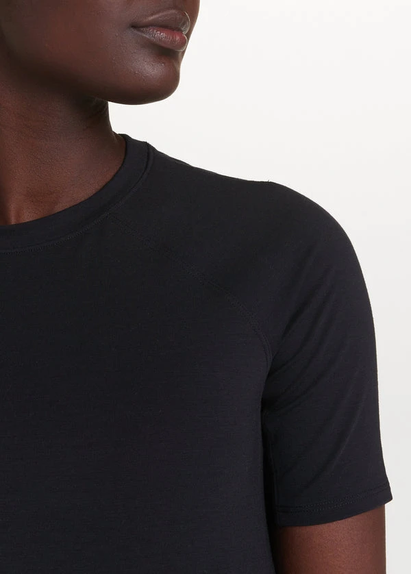 Lole Women's Performance Wool Short Sleeve | Black 7 Lole Women's Performance Wool Short Sleeve | Black