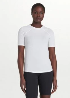 Lole Tops Women's Performance Wool Short Sleeve | Gardenia