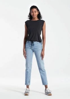 Lole Women's Elisia Short Sleeve | Black Heather Tops