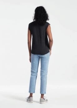 Lole Women's Elisia Short Sleeve | Black Heather Tops 10 Lole Women's Elisia Short Sleeve | Black Heather Tops