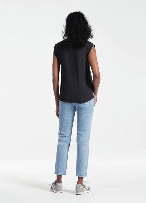 Lole Women's Elisia Short Sleeve | Black Heather Tops 5 Lole Women's Elisia Short Sleeve | Black Heather Tops