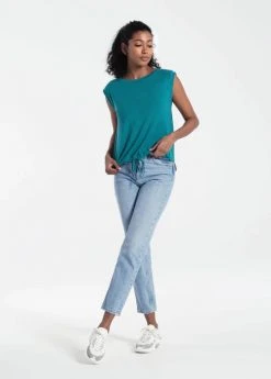 Lole Tops Women's Elisia Short Sleeve | Emerald Heather