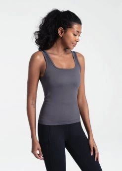 Lole Tops Women's Sweat Tech Rib Tank | Magnet