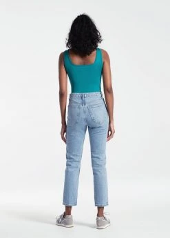 Lole Tops Women's Sweat Tech Rib Tank | Emerald