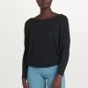 Lole Lounge Women's Downtown Long Sleeve | Black Beauty 1 Lole Lounge Women's Downtown Long Sleeve | Black Beauty