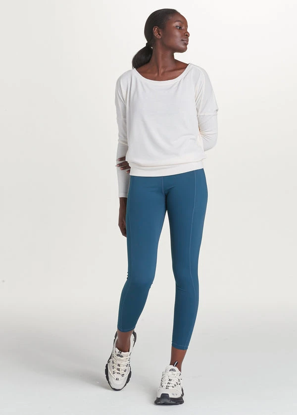 Lole Lounge Women's Downtown Long Sleeve | Gardenia 6 Lole Lounge Women's Downtown Long Sleeve | Gardenia