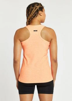 Oiselle Tops Lux Long Tank | Crackle/White