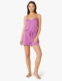 Beyond Yoga Women's Seaside Romper | Bright Iris
