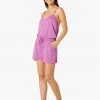 Beyond Yoga Women's Seaside Romper | Bright Iris 1 Beyond Yoga Women's Seaside Romper | Bright Iris