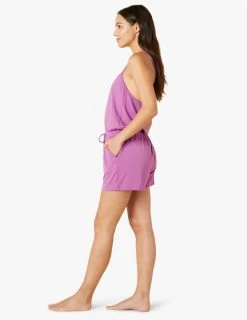 Beyond Yoga Women's Seaside Romper | Bright Iris