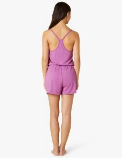 Beyond Yoga Women's Seaside Romper | Bright Iris