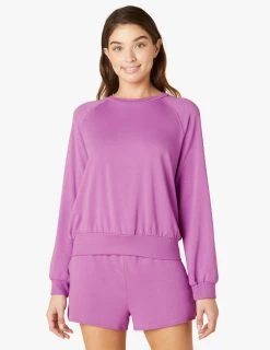 Beyond Yoga Tops Women's Good Company Crew | Bright Iris