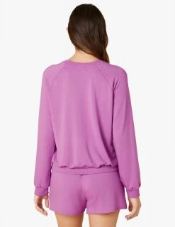 Beyond Yoga Tops Women's Good Company Crew | Bright Iris 9 Beyond Yoga Tops Women's Good Company Crew | Bright Iris