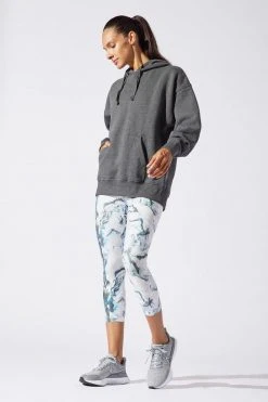 MPG Tops Women's Nina Hoodie | Heather Charcoal