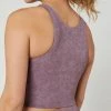 MPG Women's Ayaka High-Neck Sports Bra | Washed Black Plum Lounge