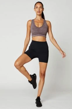 MPG Bottoms Women's Gianna High-Waisted Short | Black