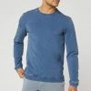 MPG Men's Mason Crew Neck Sweatshirt | Distressed Indigo