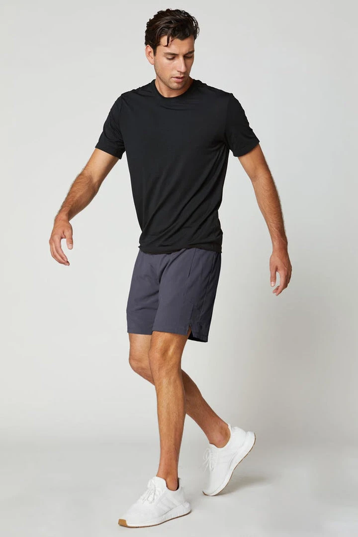 MPG Men's Catch Stride Short | 7" Purple Charcoal 6 MPG Men's Catch Stride Short | 7" Purple Charcoal