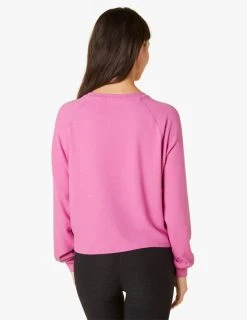 Beyond Yoga Women's Slouchy Pullover | Hibiscus Pink
