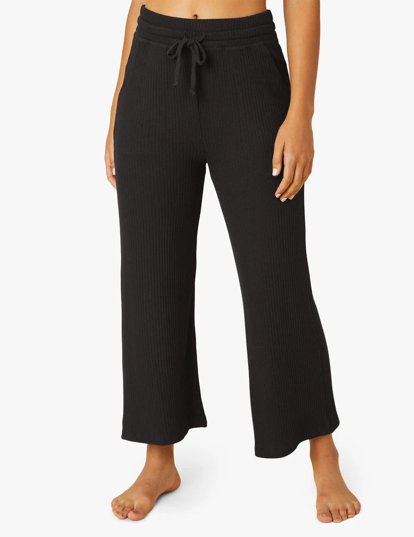 Beyond Yoga Women's Wide Leg Cropped Pant | Black 3 Beyond Yoga Women's Wide Leg Cropped Pant | Black