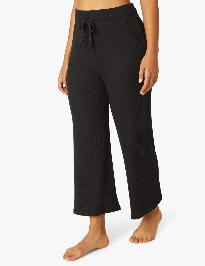 Beyond Yoga Women's Wide Leg Cropped Pant | Black 4 Beyond Yoga Women's Wide Leg Cropped Pant | Black