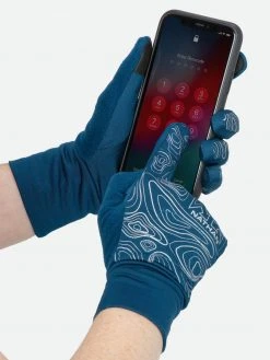 Nathan Reflective Gloves | Sailor Blue