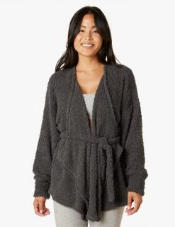 Beyond Yoga Wrap Me Up Cardigan | Charcoal Tops