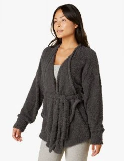 Beyond Yoga Wrap Me Up Cardigan | Charcoal Tops