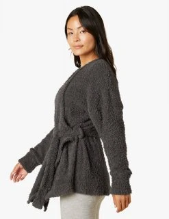 Beyond Yoga Wrap Me Up Cardigan | Charcoal Tops