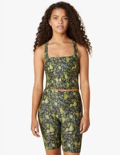 Beyond Yoga Women's Square Neck Tank | Silver Mist Pear