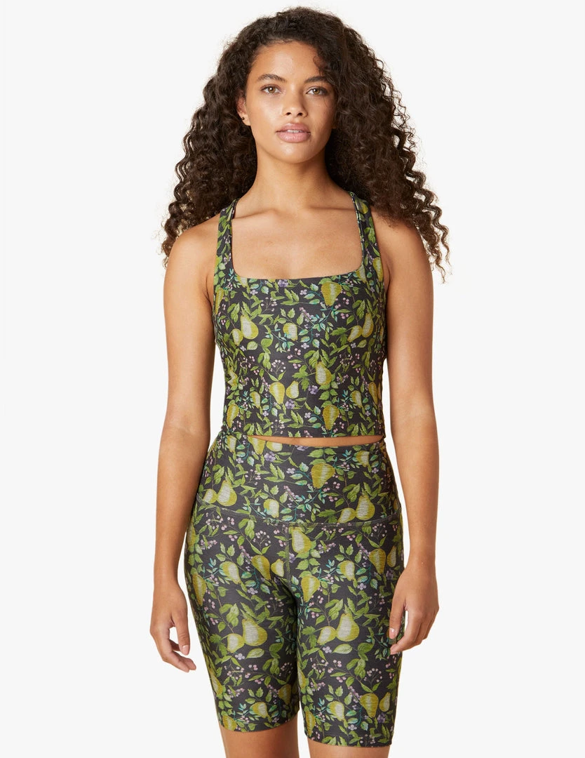 Beyond Yoga Women's Square Neck Tank | Silver Mist Pear 3 Beyond Yoga Women's Square Neck Tank | Silver Mist Pear