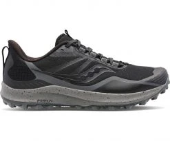 Saucony Women's Peregrine 12 | Black/Charcoal